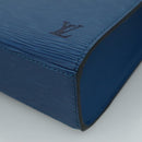 LOUIS VUITTON Epi Malesherbes Hand Bag Blue M52375 LV Auth ar13185-14