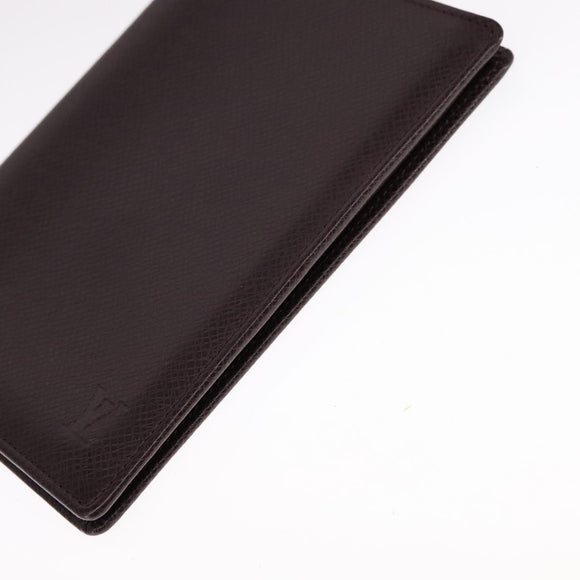 LOUIS VUITTON Damier Graphite Taiga Card Case Wallet 2Set LV Auth ar13188