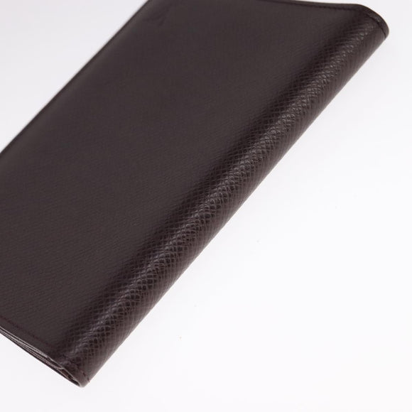 LOUIS VUITTON Damier Graphite Taiga Card Case Wallet 2 Set LV Auth ar13188