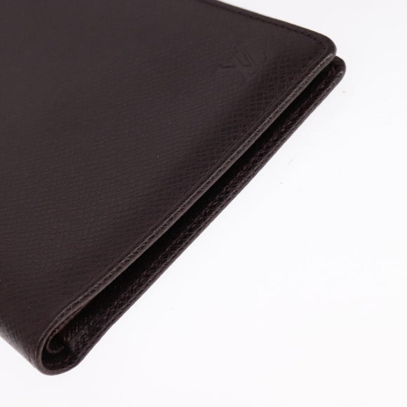 LOUIS VUITTON Damier Graphite Taiga Card Case Wallet 2Set LV Auth ar13188