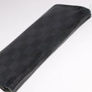 LOUIS VUITTON Damier Graphite Taiga Card Case Wallet 2 Set LV Auth ar13188-6