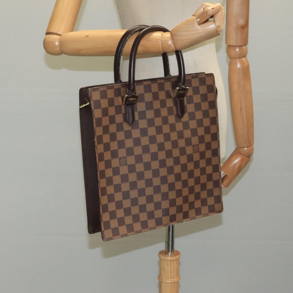 LOUIS VUITTON Damier Ebene Venice GM Hand Bag N51146 LV Auth ar13191