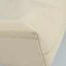 PRADA Hand Bag Patent leather Beige Auth ar13198-14