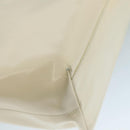 PRADA Hand Bag Patent leather Beige Auth ar13198-15