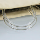 PRADA Hand Bag Patent leather Beige Auth ar13198-7