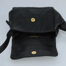 LOEWE Shoulder Bag Leather Black Auth ar13208-10