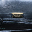 LOEWE Shoulder Bag Leather Black Auth ar13208-18