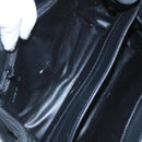 LOEWE Shoulder Bag Leather Black Auth ar13208-11