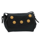 LOEWE Shoulder Bag Leather Black Auth ar13208-13