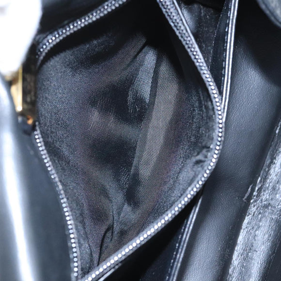 LOEWE Shoulder Bag Leather Black Auth ar13208