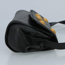 LOEWE Shoulder Bag Leather Black Auth ar13208-3