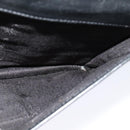 MCM Vicetos Logogram Clutch Bag PVC Black Gold Auth ar13233-19