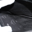 MCM Vicetos Logogram Clutch Bag PVC Black Gold Auth ar13233-20