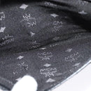 MCM Vicetos Logogram Clutch Bag PVC Black Gold Auth ar13233-21