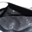 MCM Vicetos Logogram Clutch Bag PVC Black Gold Auth ar13233-22