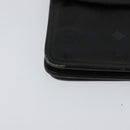 MCM Vicetos Logogram Clutch Bag PVC Black Gold Auth ar13233-7