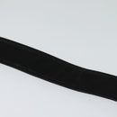 BVLGARI Belt Canvas Leather 33.5""-35.4"" Black Auth ar13234-3