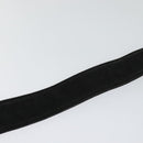 BVLGARI Belt Canvas Leather 33.5""-35.4"" Black Auth ar13234-5