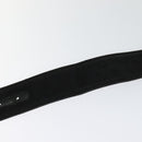 BVLGARI Belt Canvas Leather 33.5""-35.4"" Black Auth ar13234-6