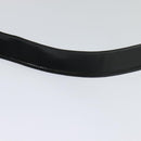 BVLGARI Belt Canvas Leather 33.5""-35.4"" Black Auth ar13234-9