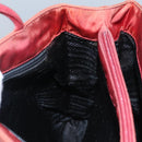PRADA Hand Bag Nylon Red Silver Auth ar13253-19