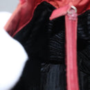 PRADA Hand Bag Nylon Red Silver Auth ar13253-22