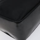 GUCCI Bamboo Hand Bag Nylon Black Silver 000 2865 0575 Auth ar13254-14