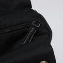 GUCCI Bamboo Hand Bag Nylon Black Silver 000 2865 0575 Auth ar13254-10