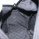 GUCCI Bamboo Hand Bag Nylon Black Silver 000 2865 0575 Auth ar13254-18