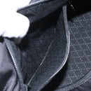 GUCCI Bamboo Hand Bag Nylon Black Silver 000 2865 0575 Auth ar13254-20