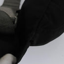 PRADA Sports Waist Bag Nylon Black Gray Silver Auth ar13262-12