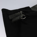 PRADA Sports Waist Bag Nylon Black Gray Silver Auth ar13262-9