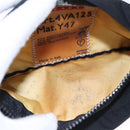 PRADA Sports Waist Bag Nylon Black Gray Silver Auth ar13262-16