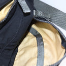 PRADA Sports Waist Bag Nylon Black Gray Silver Auth ar13262-21