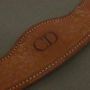 Christian Dior Trotter Canvas Clutch Bag Coated Canvas Brown gold Auth ar13268-8