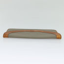 Christian Dior Trotter Canvas Clutch Bag Coated Canvas Brown gold Auth ar13268-5