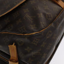 LOUIS VUITTON Monogram Saumur 35 Shoulder Bag M42254 LV Auth ar13275-17
