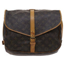 LOUIS VUITTON Monogram Saumur 35 Shoulder Bag M42254 LV Auth ar13275-13