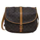 LOUIS VUITTON Monogram Saumur 35 Shoulder Bag M42254 LV Auth ar13275-2