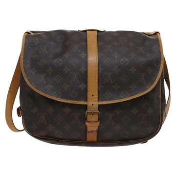 LOUIS VUITTON Monogram Saumur 35 Shoulder Bag M42254 LV Auth ar13275 - 0
