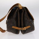 LOUIS VUITTON Monogram Saumur 35 Shoulder Bag M42254 LV Auth ar13275-3