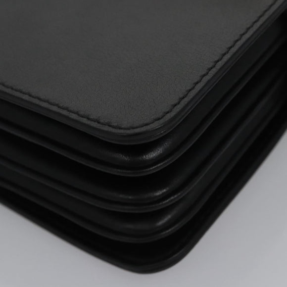 LOUIS VUITTON Rendezvous Shoulder Bag Leather Black M57743 LV Auth ar13279A