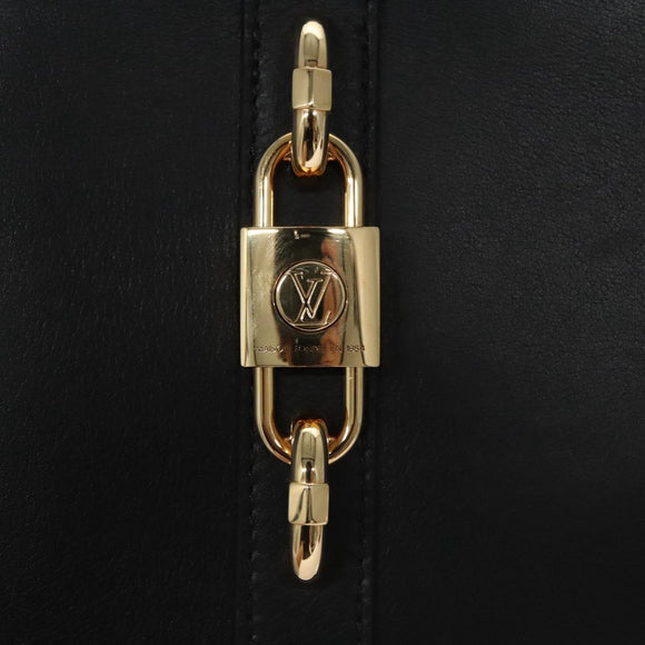 LOUIS VUITTON Rendezvous Shoulder Bag Leather Black M57743 LV Auth ar13279SAM