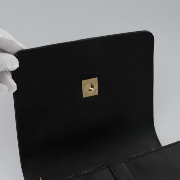 LOUIS VUITTON Rendezvous Shoulder Bag Leather Black M57743 LV Auth ar13279A