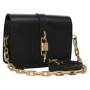 LOUIS VUITTON Rendezvous Shoulder Bag Leather Black M57743 LV Auth ar13279SAM-1