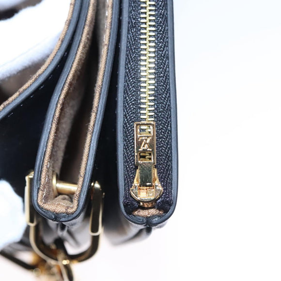 LOUIS VUITTON Rendezvous Shoulder Bag Leather Black M57743 LV Auth ar13279A