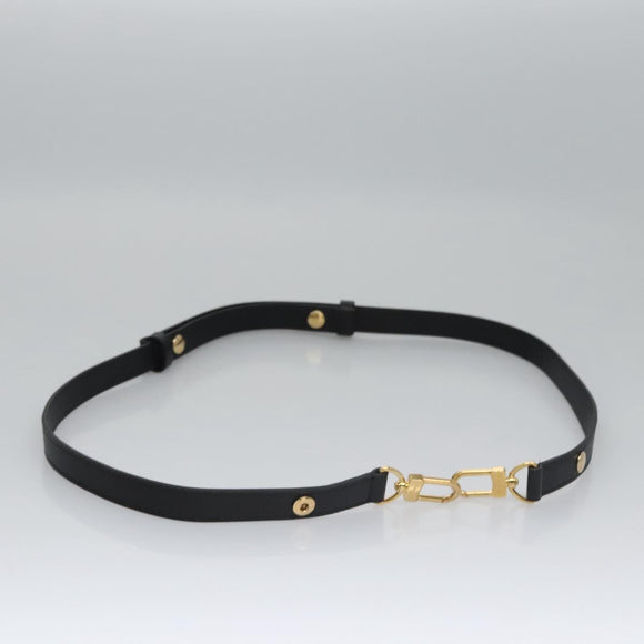 LOUIS VUITTON Rendezvous Shoulder Bag Leather Black M57743 LV Auth ar13279A