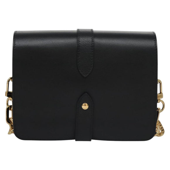 LOUIS VUITTON Rendezvous Shoulder Bag Leather Black M57743 LV Auth ar13279A