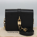 LOUIS VUITTON Rendezvous Shoulder Bag Leather Black M57743 LV Auth ar13279SAM-12