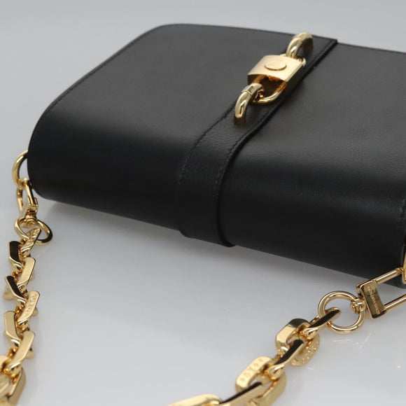 LOUIS VUITTON Rendezvous Shoulder Bag Leather Black M57743 LV Auth ar13279SAM